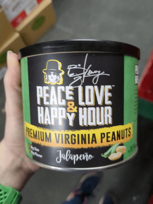 Peace Love & Happy Hour Premium Virginia Peanuts Jalapeno