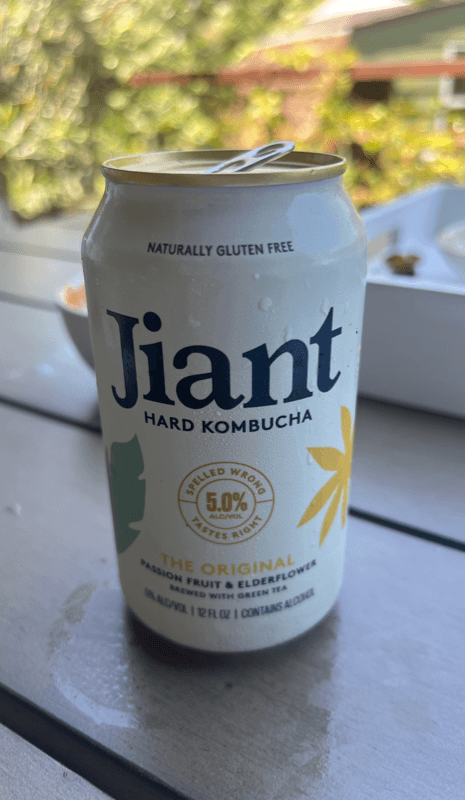 Jiant Passion Fruit & Elderflower Hard Kombucha