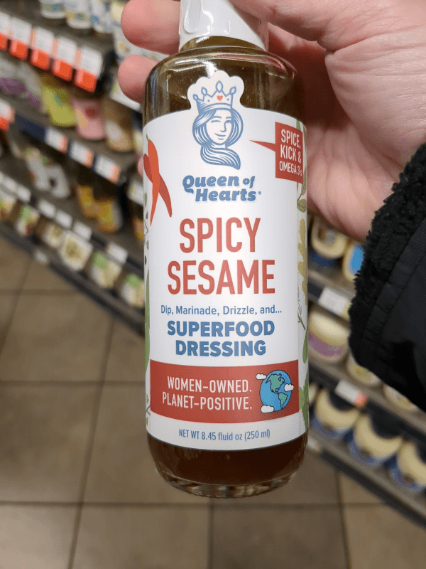 Queen Of Hearts Spicy Sesame Superfood Dressing, 8.45 Fluid