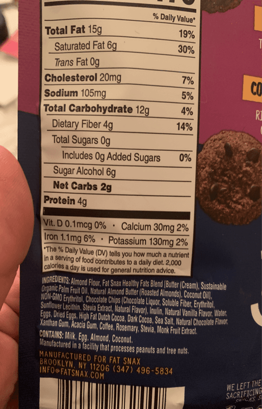 Fat Snax Double Chocolate Mini Cookies