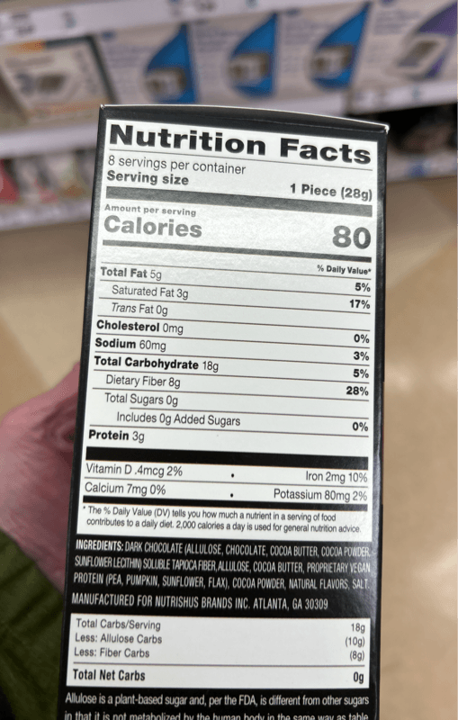 Rxsugar Chocolate Swealthy Snax Bars