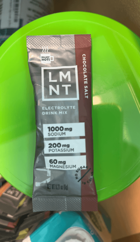 Lmnt Chocolate Salt Electrolyte Drink Mix
