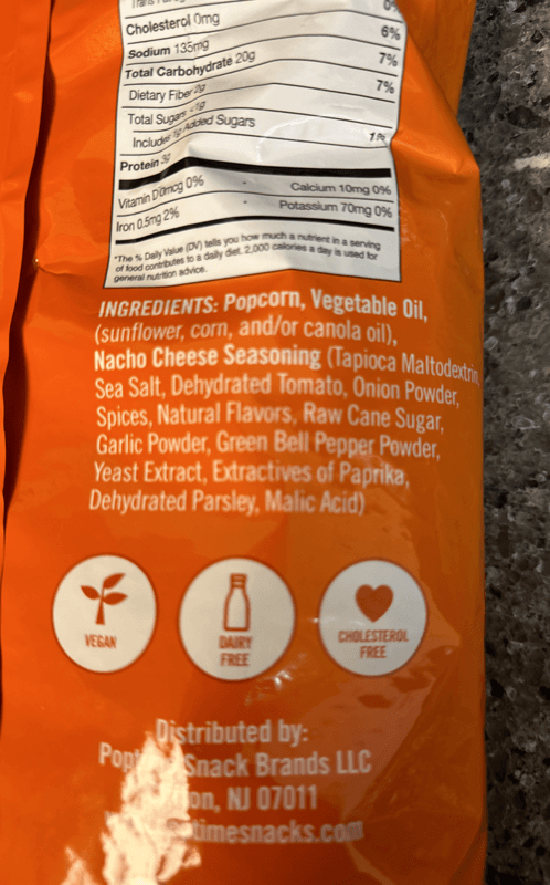 Big And Bold Nacho Cheese Popcorn