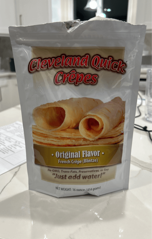 Cleveland Quick Original Flavor French Crepe Mix