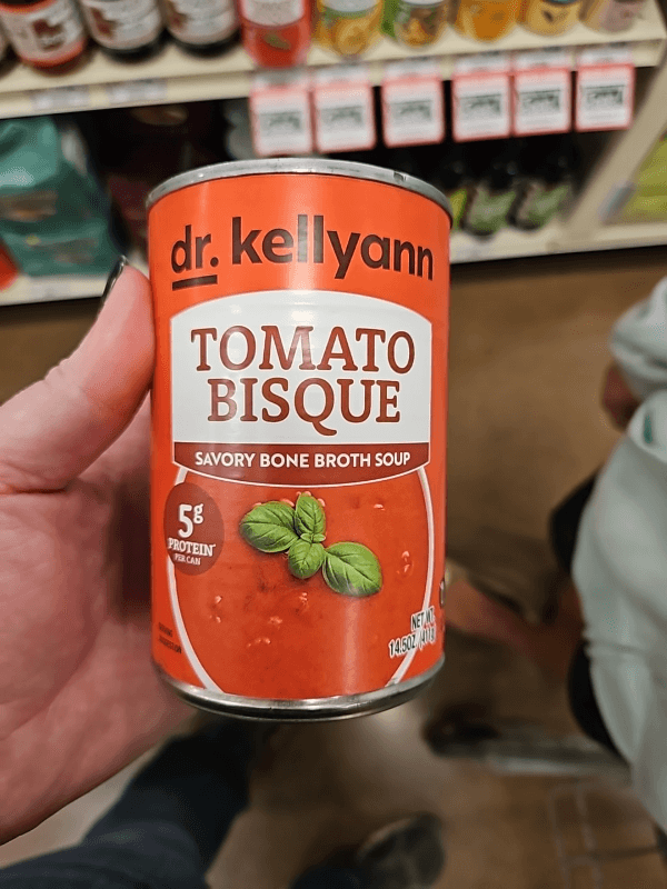 Dr. Kellyann Tomato Bisque Savory Bone Broth Soup