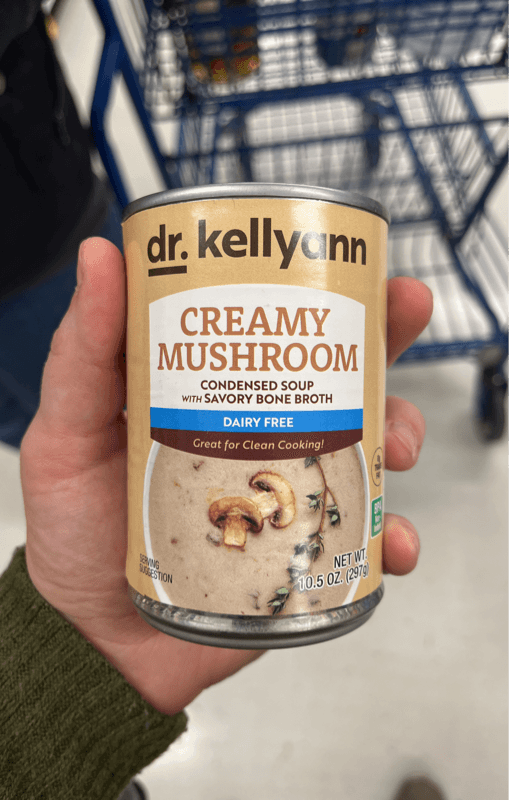 Dr. Kellyann Creamy Mushroom Condensed Soup With Savory Bone Broth
