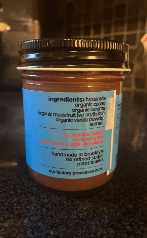 Fine & Raw Sugarless Chocolate Hazelnut Butter