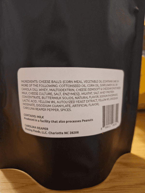 Blazing Foods Crack Balls Carolina Reaper