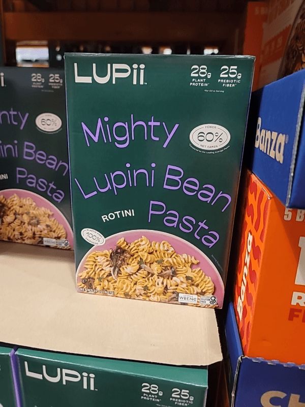 Lupii Mighty Lupini Bean Rotini Pasta