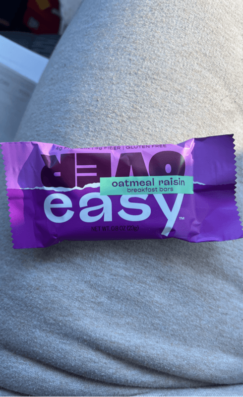 Over Easy Oatmeal Raisin Breakfast Bars