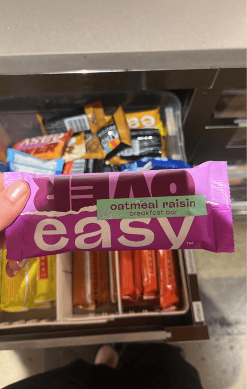 Over Easy Oatmeal Raisin Breakfast Bar