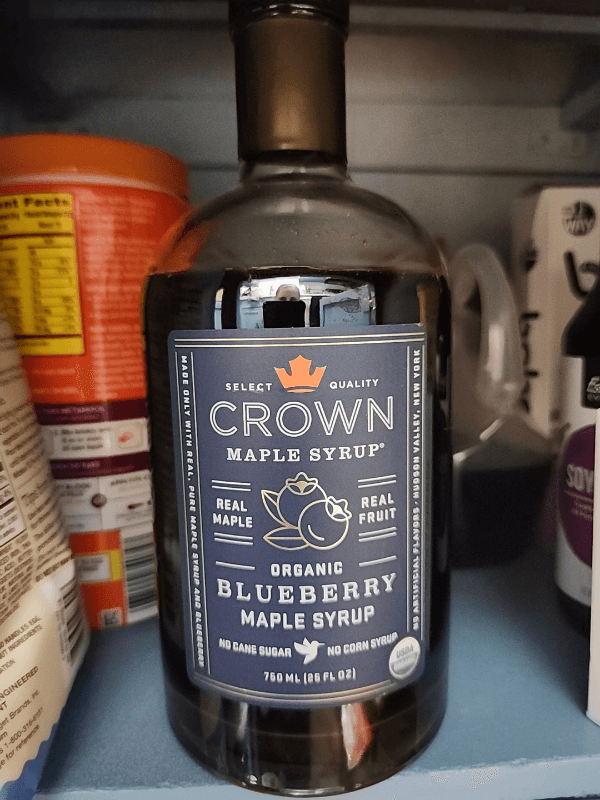 Crown Maple Syrup Organic Blueberry Maple Syrup