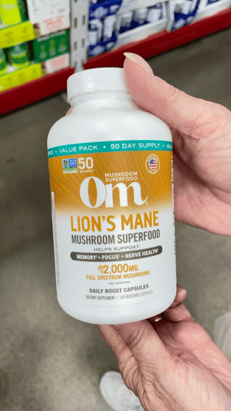 Om Lion'S Mane Mushroom Superfood Dietary Supplement, 150 Vegetable Capsules