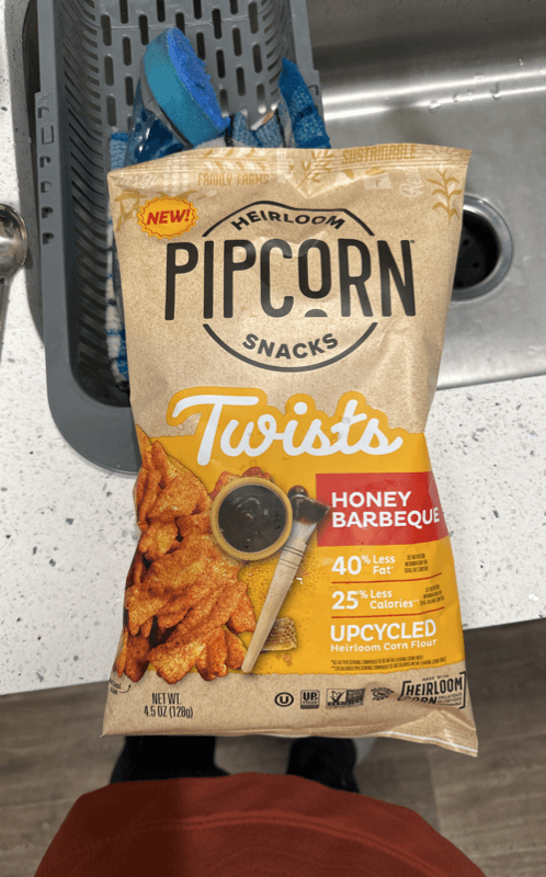 Heirloom Pipcorn Snacks Honey Barbeque Twists