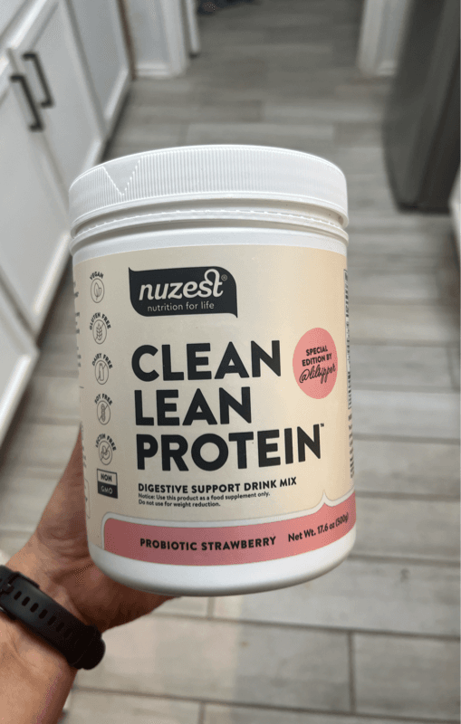 Nuzest Clean Lean Protein Digestive Support Drink Mix Probiotic Strawberry