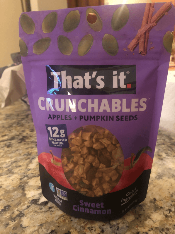 That'S It. Sweet Cinnamon Apple + Pumpkin Seed Crunchables