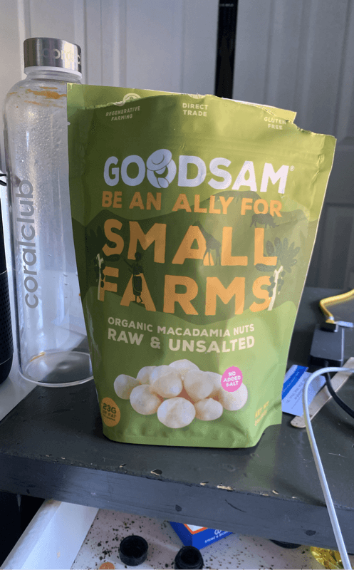 Goodsam Be An Ally For Small Farms Organic Macadamia Nuts Raw & Unsalted