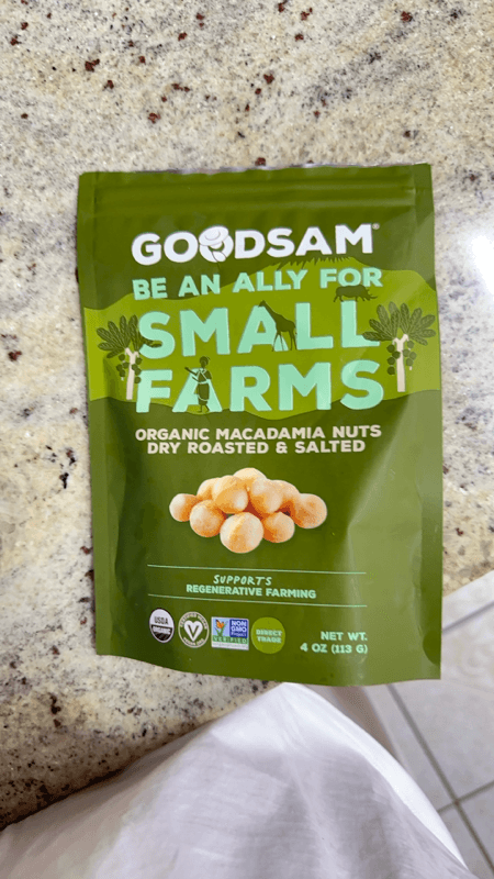 Goodsam Dry Roasted & Salted Organic Macadamia Nuts