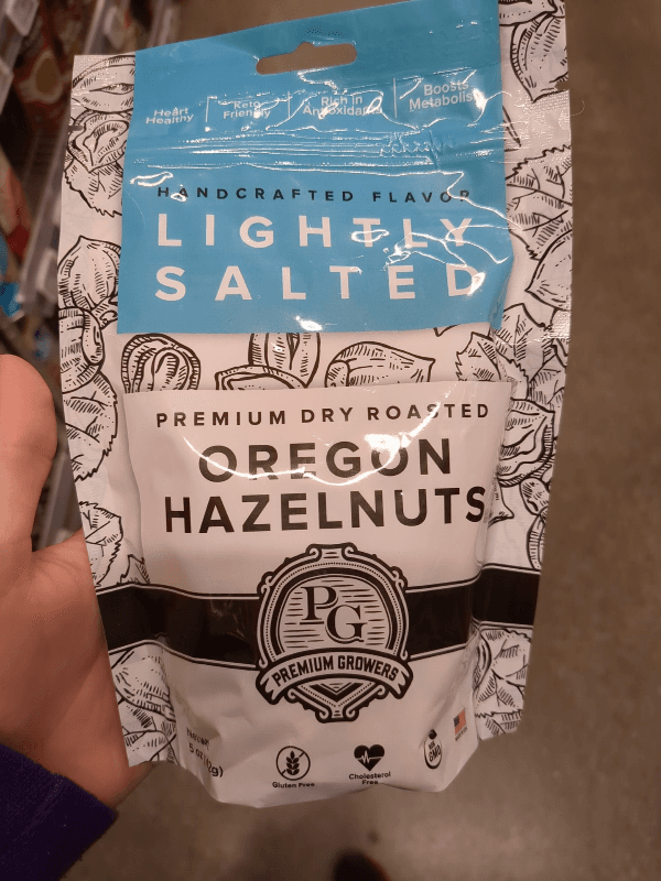 Premium Growers Lightly Salted Oregon Hazelnuts