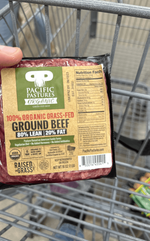 Pacific Pastures 100% Organic Grass-Fed Ground Beef