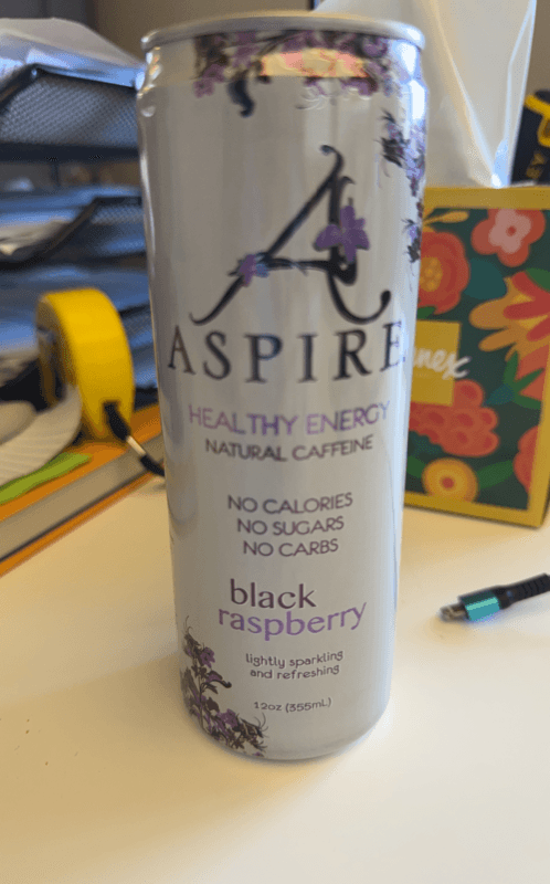 Aspire Healthy Black Raspberry Energy Drink