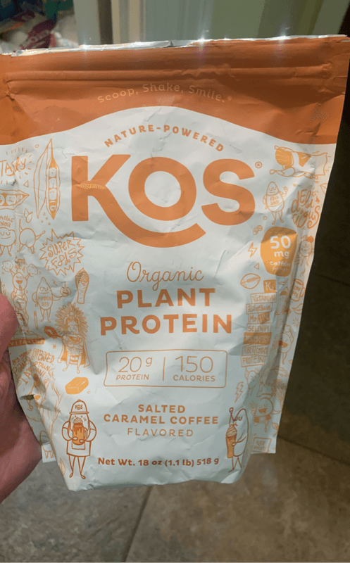 Kos Organic Plant Protein Salted Caramel Coffee
