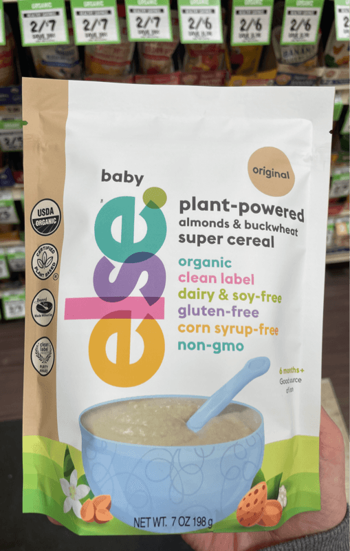 Else Nutrition Original Baby 6 Months+ Plant-Powered Super Cereal
