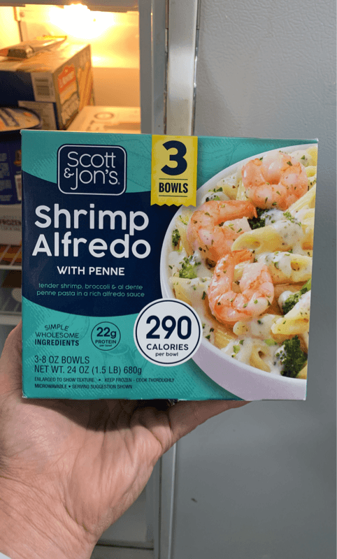 Scott & Jon'S Shrimp Alfredo With Penne