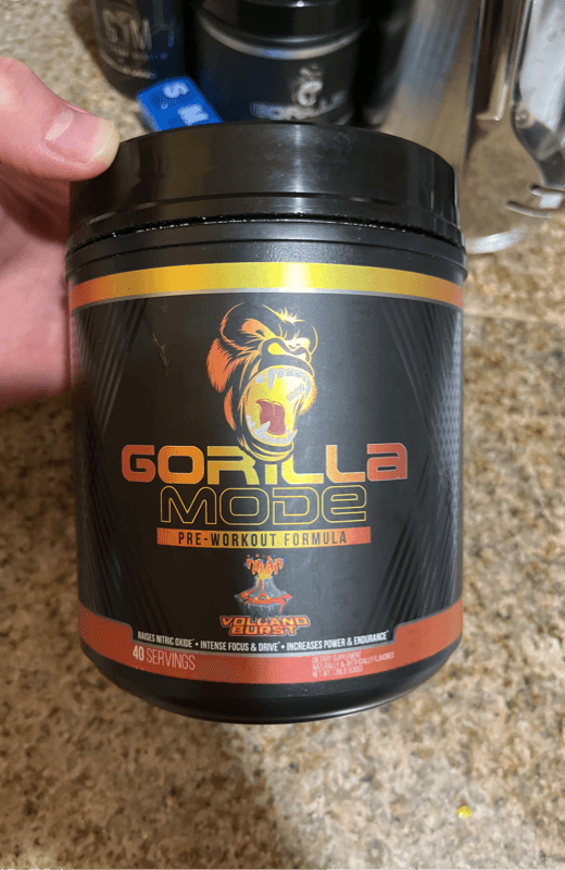Gorilla Mode Pre-Workout Formula Volcano Burst