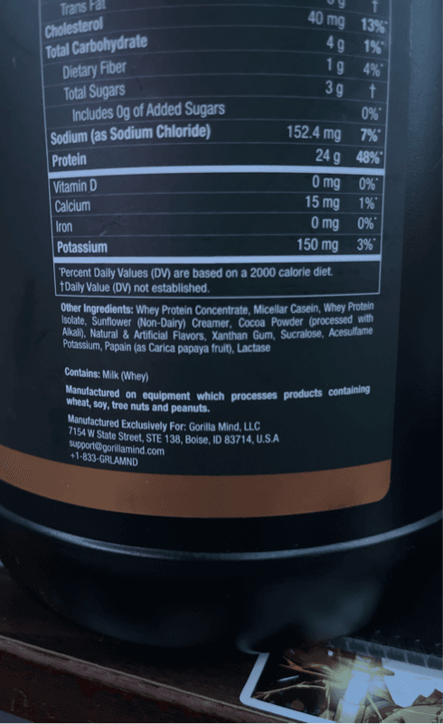 Gorilla Mode Premium Protein Milk Chocolate Protein Powder