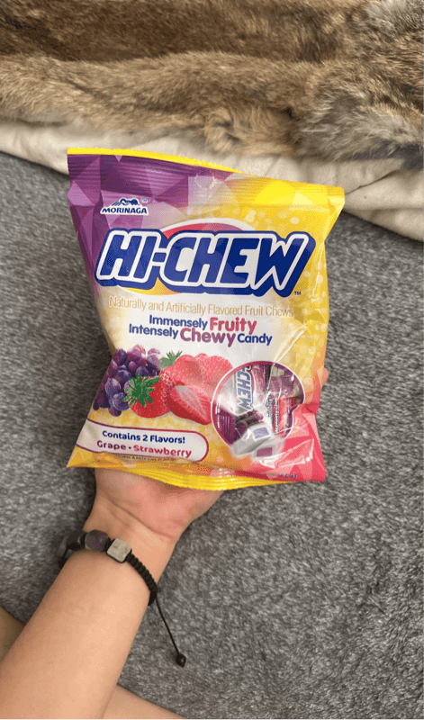 Morinaga Hi-Chew Grape And Strawberry Immensely Fruity Intensely Chewy Candy