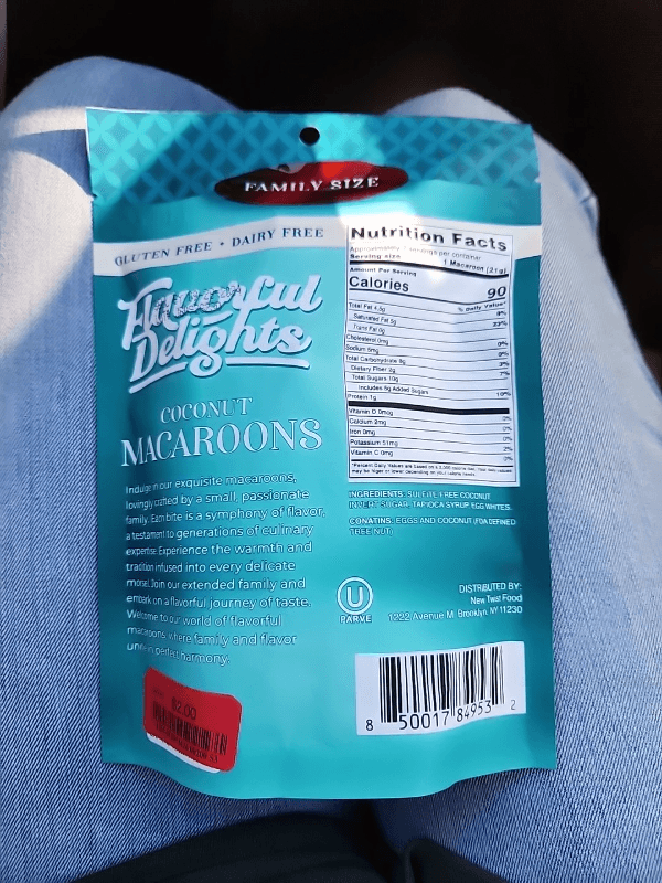 Flavorful Delights Family Size Coconut Macaroons