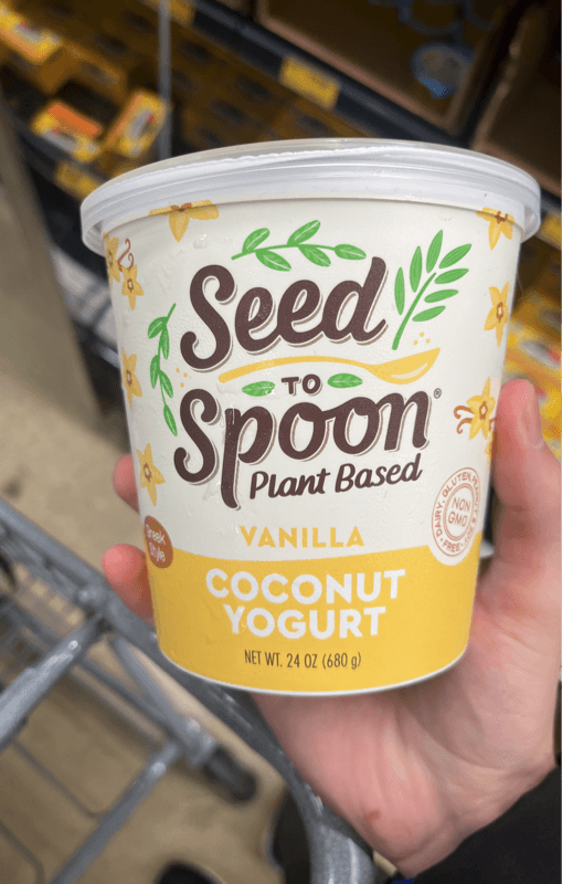 Seed To Spoon Plant Based Vanilla Coconut Yogurt