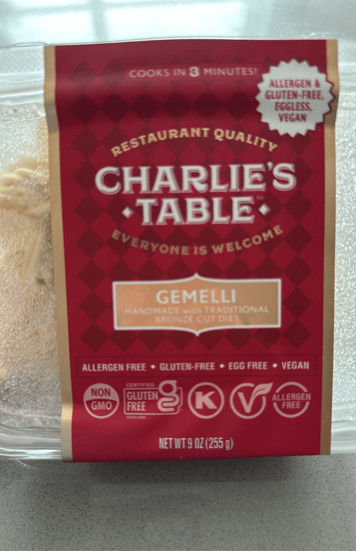 Charlie’S Table Gemelli