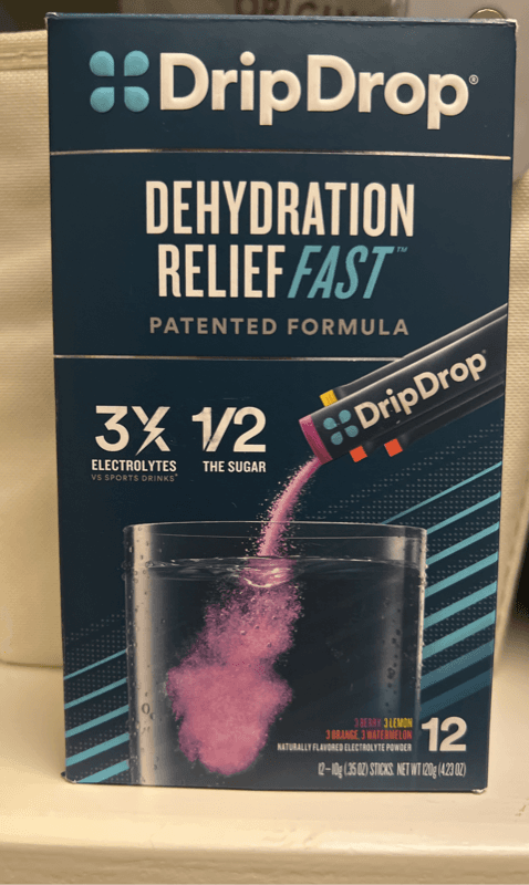 Dripdrop Dehydration Relief Fast Electrolyte Powder