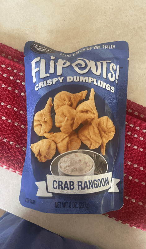 Flipouts! Crab Rangoon Crispy Dumplings