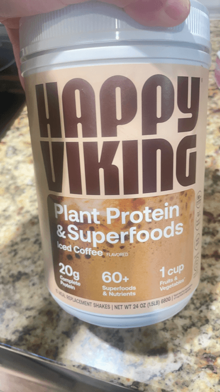 Happy Viking Plant Protein & Superfoods Iced Coffee Flavored
