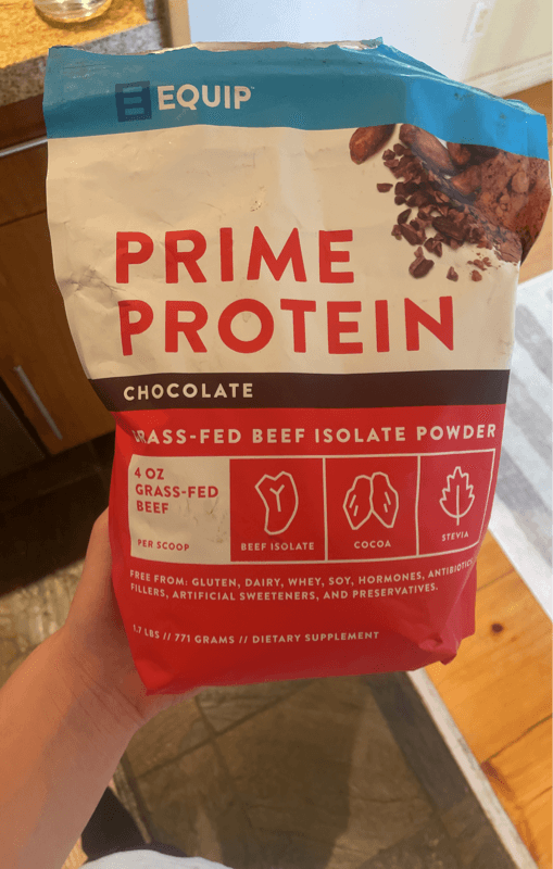 Equip Prime Protein Chocolate Grass-Fed Beef Isolate Powder