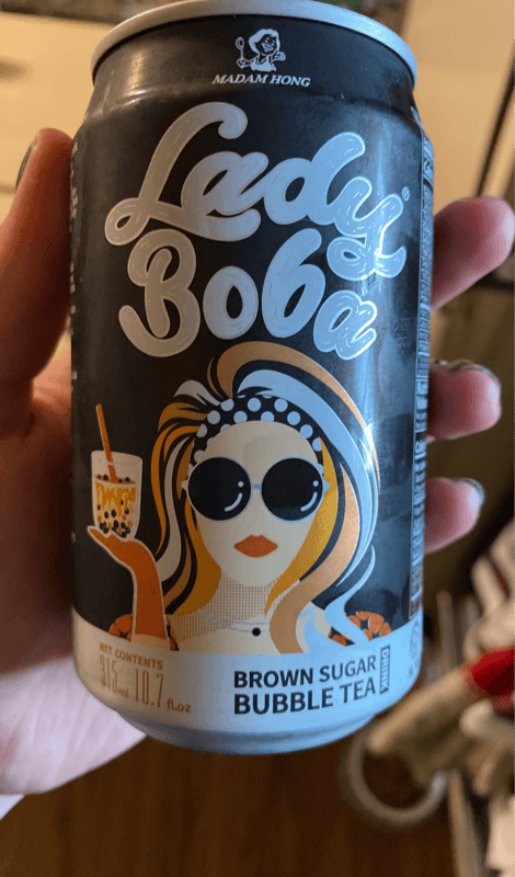 Lady Boba Brown Sugar Bubble Tea Drink