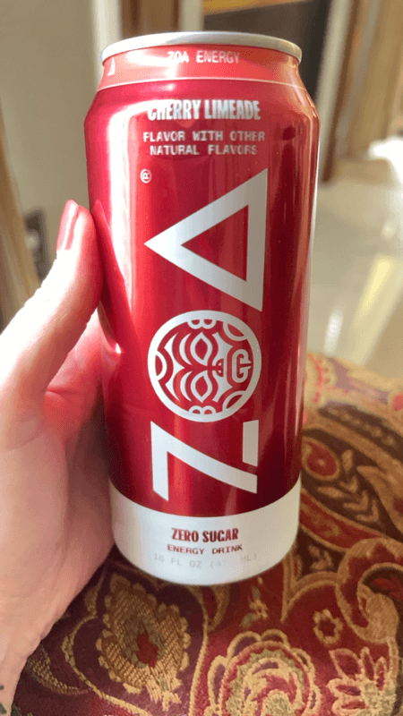 Zoa Zero Sugar Cherry Limeade Energy Drink