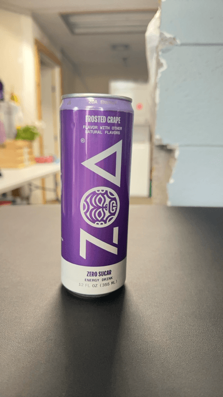 Zoa Frosted Grape Flavor Energy Drink