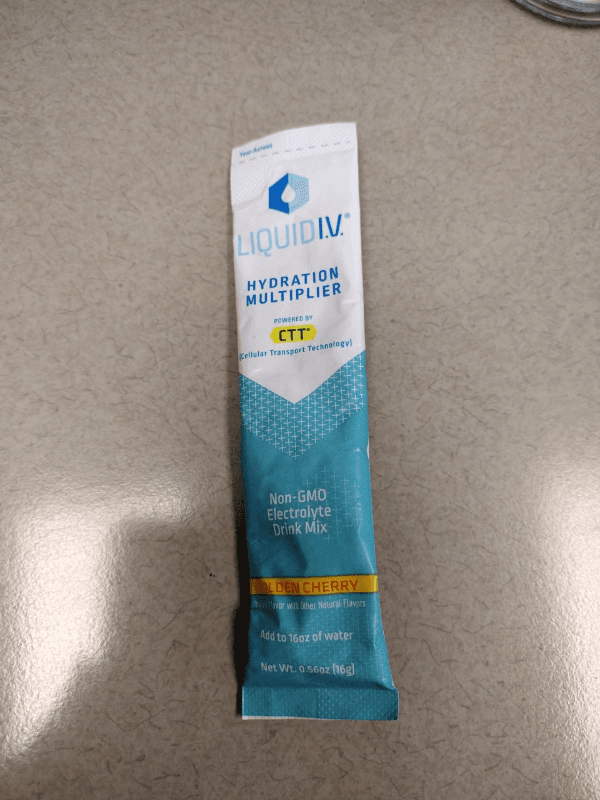 Liquid I.V. Hydration Multiplier Golden Cherry Electrolyte Drink Mix