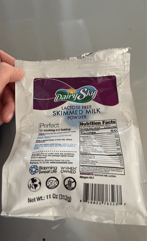 Dairy Sky Lactose Free Skimmed Milk Powder