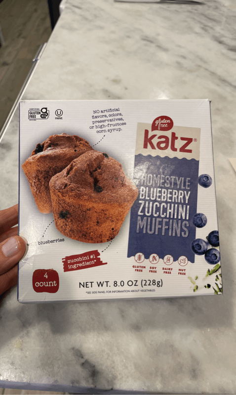 Katz Homestyle Blueberry Zucchini Muffins