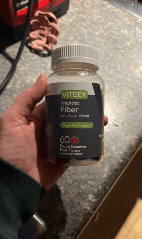 Viteey Prebiotic Fiber Pectin Gummies Fruit Flavors