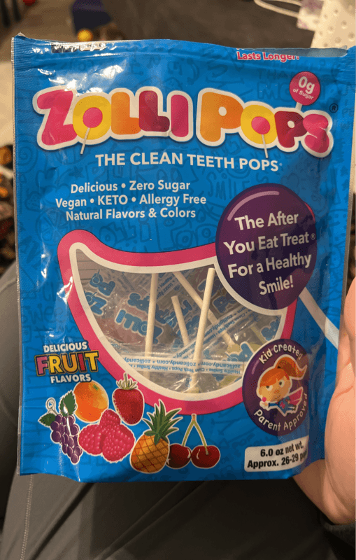 Zollipops The Clean Teeth Pops Delicious Fruit Flavors