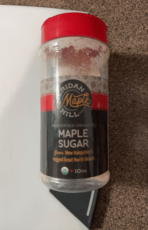 Meridan Hill Maple - Maple Sugar Plastic Shaker Jar