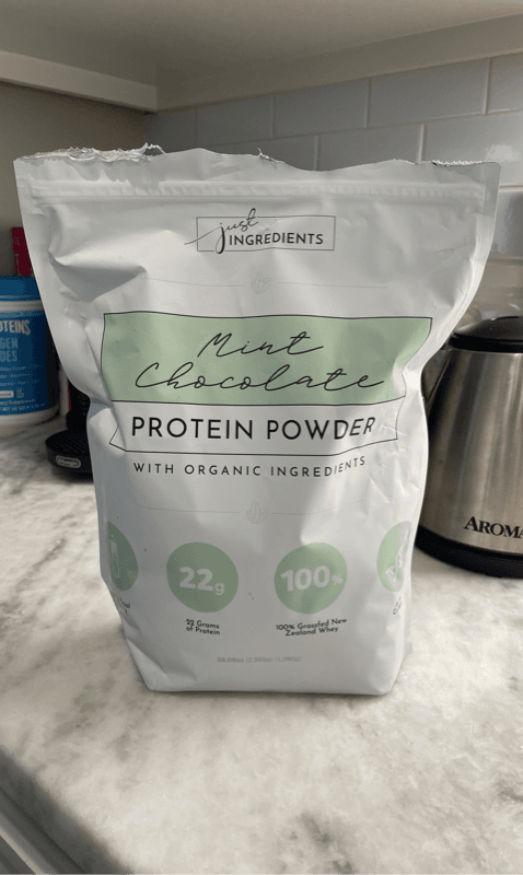 Just Ingredients Mint Chocolate Protein Powder
