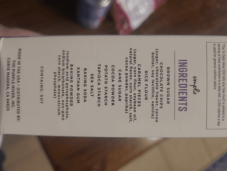 Miss Jones Baking Co. Sea Salt Caramel Double Chocolate Cookie Cake Mix
