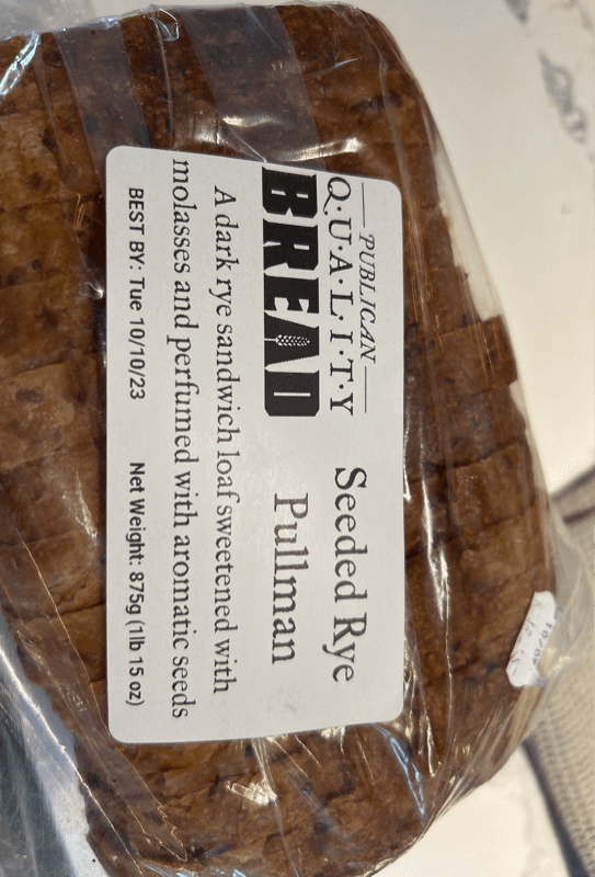 Publican Quality Bread Seeded Rye Pullman